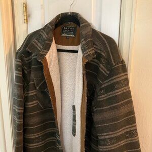 Jachs New York Sherpa-Lined Mens Winter Coat -- XXL -- Warm! -- Great Condition